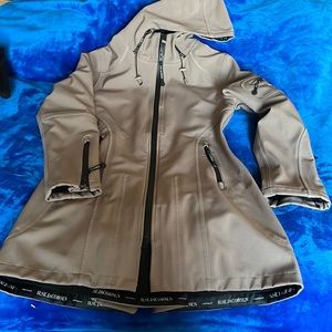 ILSE JACOBSEN: Beige US size XS raincoat hornbæk with hood